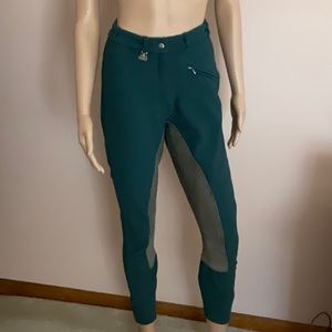 Georg Schumacher Horse Riding Breeches 26L Teal Green